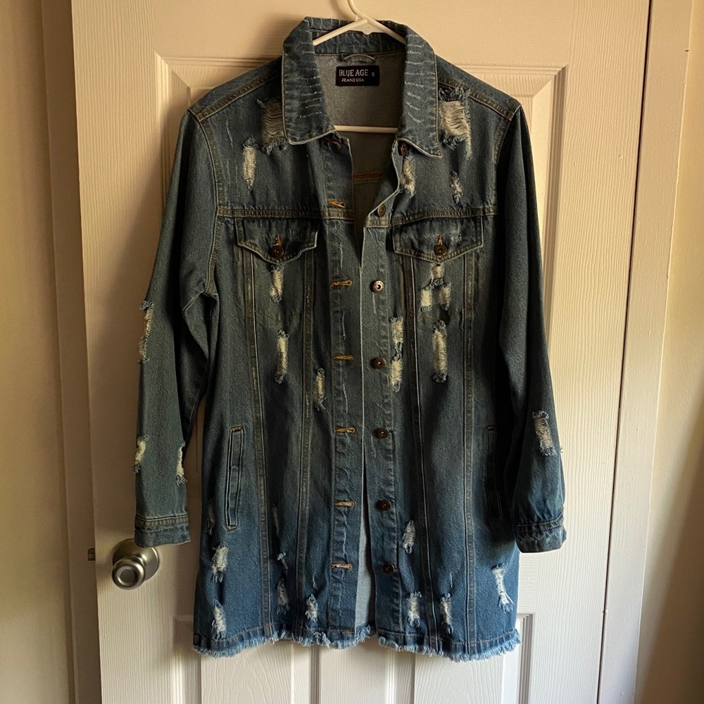 BLUE AGE Mid length denim Jacket